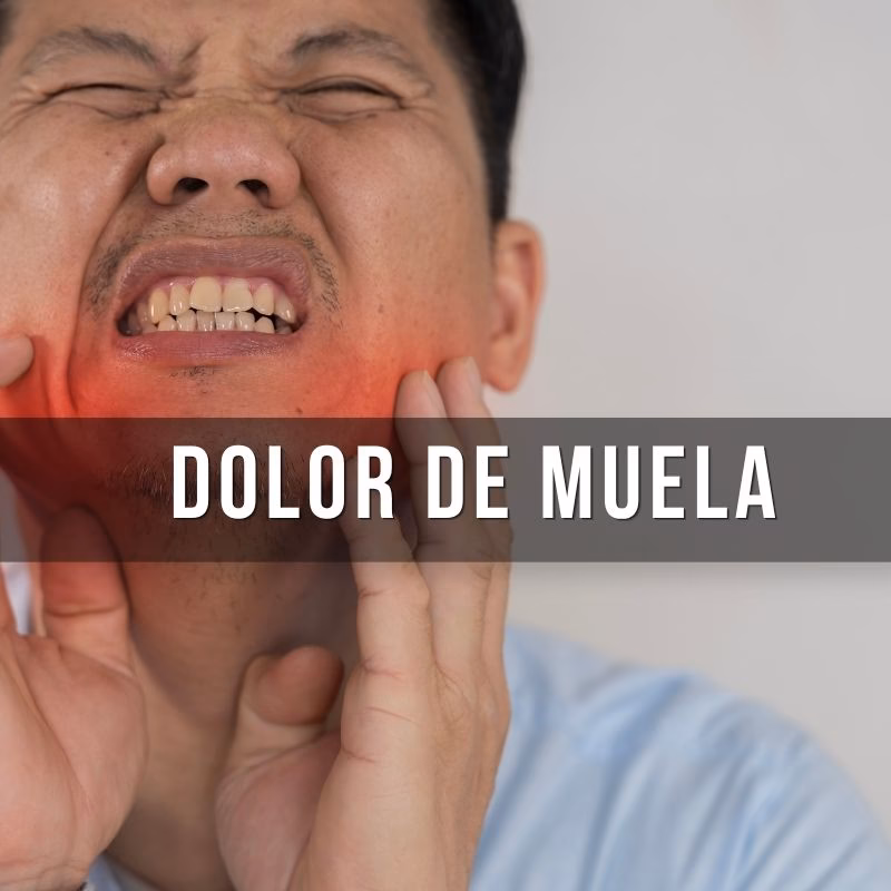 alguien con dolor fuerte de muela