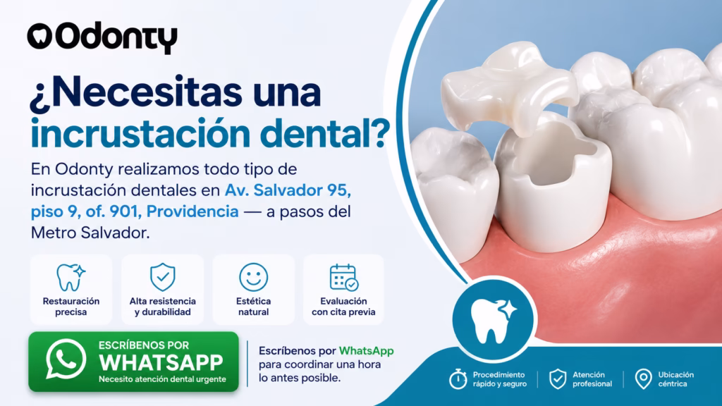 promocion de incrustación dental