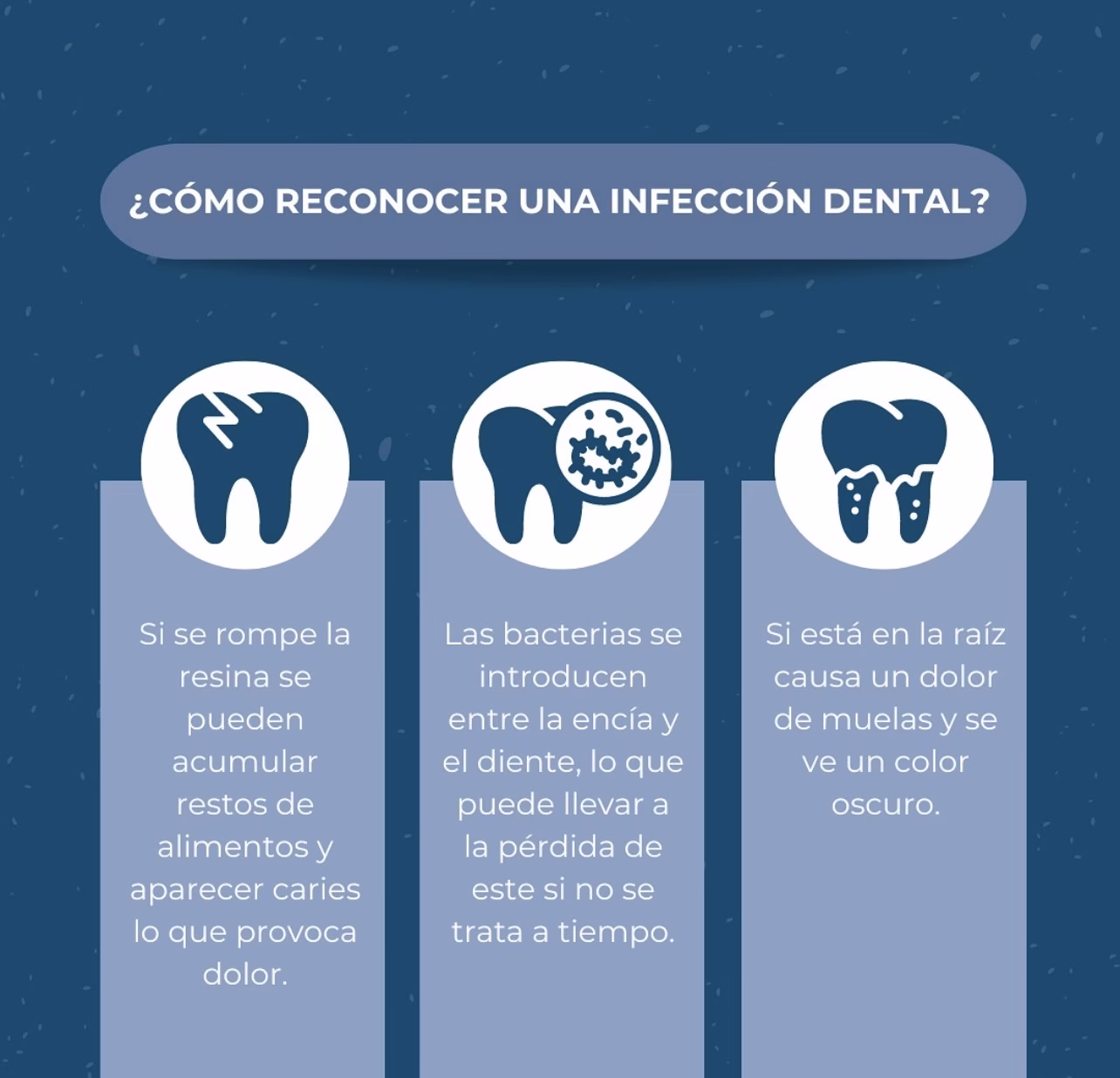 como saber si tengo infeccion dental