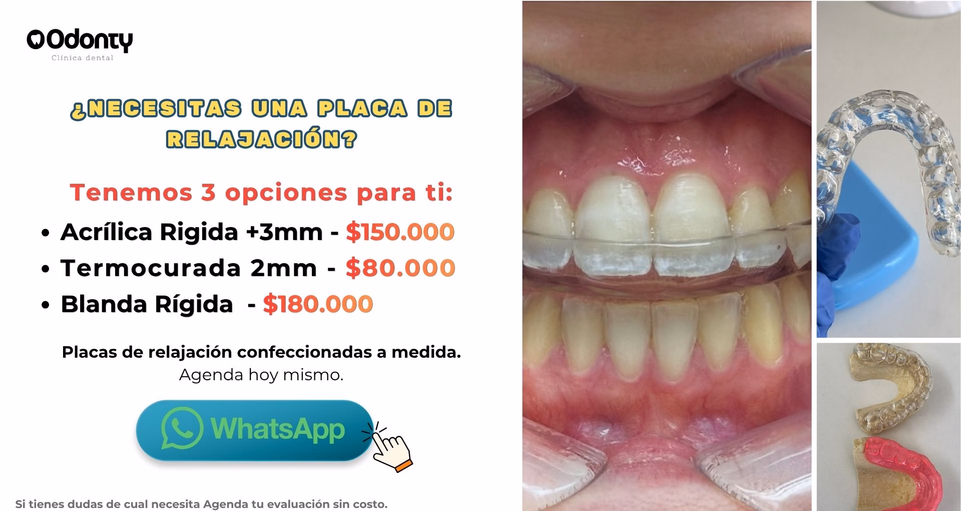 Arancel de plano de relajación para bruxismo