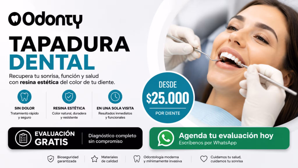 agendar cita para tapadura dental